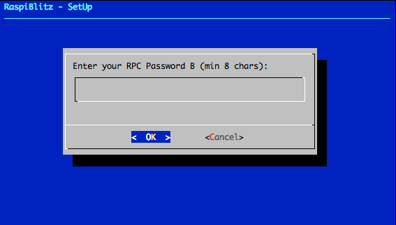 Vergabe des RPC Passwort Typ B 